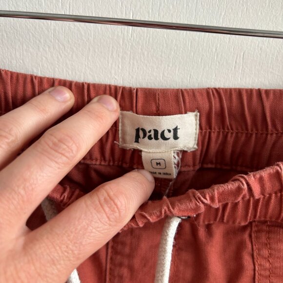 Pact Women's Woven Twill Drawstring Short (size M) - Picture 4 of 9